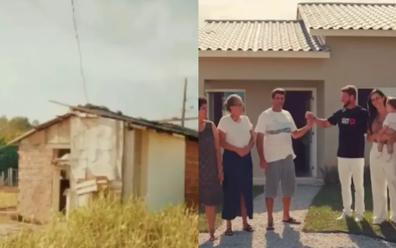 IGLESIA CONSTRUYE CASA PARA FAMILIA VULNERABLE EN BRASIL