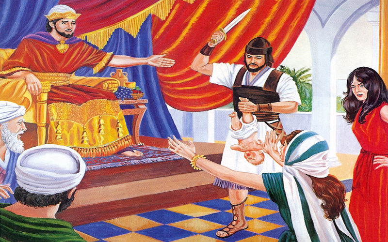 La sabiduría de Salomón se hizo famosa en todo el mundo.