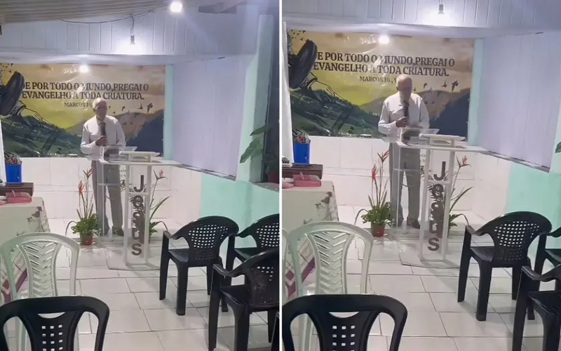 PASTOR CONMUEVE A MILES AL PREDICAR ANTE UNA IGLESIA VACÍA